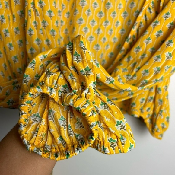 Rhode By Target Women’s XXL Blouse Ditsy floral Wrap Crop Top - Picture 5 of 10